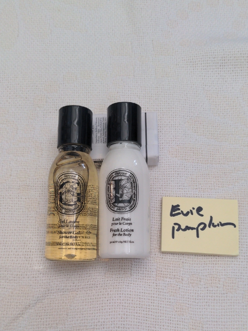 Diptyque Mini Shower Gel & Fresh Lotion Travel SET NEW 50 ML X 2